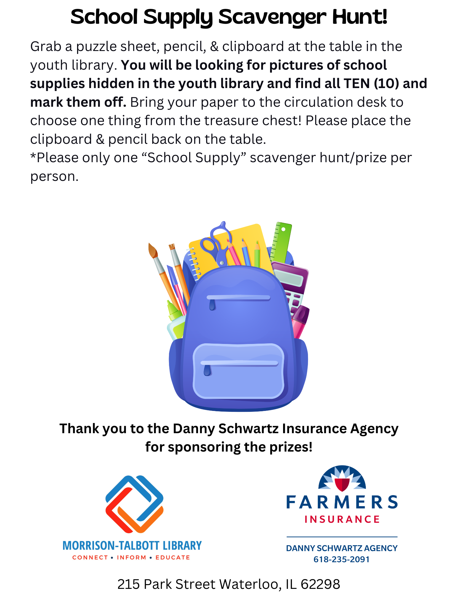 Sponsored Scavenger Hunt 5