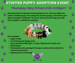 Stuffed Puppy Adoption Event